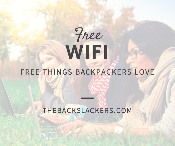Free WiFi - Free Things Backpackers Love