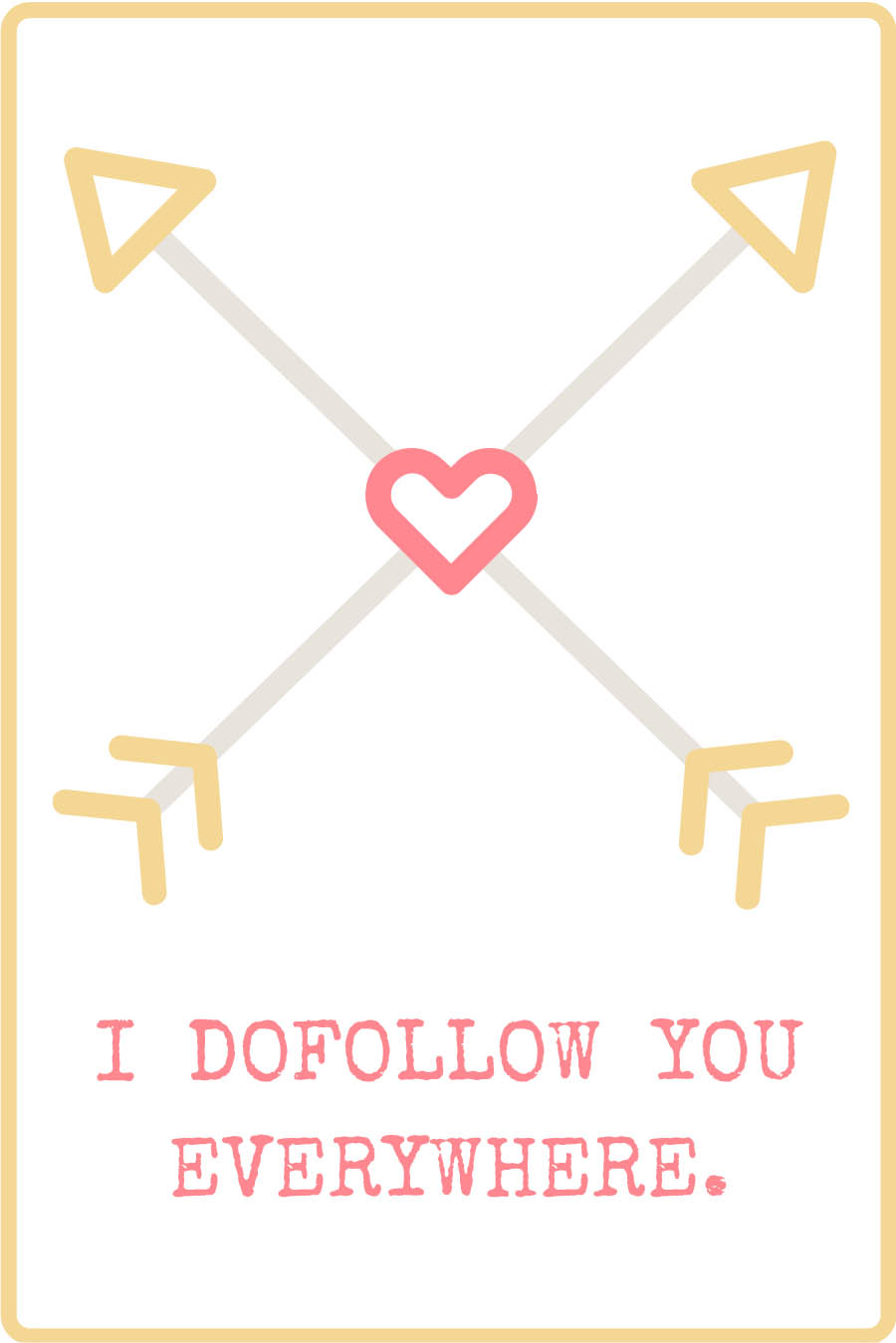 I dofollow you everywhere | Valentines for Travel Bloggers